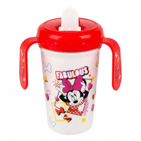 Εκπαιδευτικό Ποτήρι με Στόμιο &amp Χερούλι MINNIE 270 ml