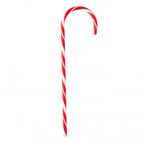 Χριστουγεννιάτικο Στολίδι Δέντρου Μπαστούνι Ζαχαρωτό Κόκκινο Λευκό 61cm
