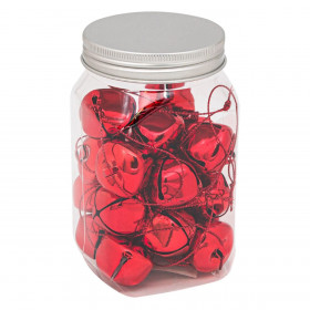 Σετ Χριστουγεννιάτικα Στολίδια Δέντρου Κουδουνάκια Μεταλλικά Κόκκινα 3 cm - 20 τμχ. Σετ Χριστουγεννιάτικα Στολίδια Δέντρου Κουδουνάκια Μεταλλικά Κόκκινα 3 cm - 20 τμχ.