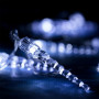 10 Λαμπάκια LED Μπαταρίας Σταλακτίτες 1.70m - Ψυχρό Λευκό