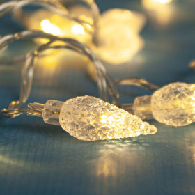 20 Διακοσμητικά Λαμπάκια LED Μπαταρίας Κουκουνάρι 2.20 m - Θερμό Λευκό 20 Διακοσμητικά Λαμπάκια LED Μπαταρίας Κουκουνάρι 2.20 m - Θερμό Λευκό