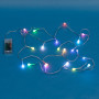 20 Χριστουγεννιάτικα Διακοσμητικά Λαμπάκια LED Mini Μπάλες Μπαταρίας 2.20 m - Πολύχρωμο