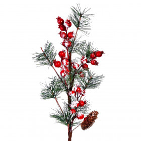 Χριστουγεννιάτικο Κλαδί Ρόδια Έλατο 70 cm