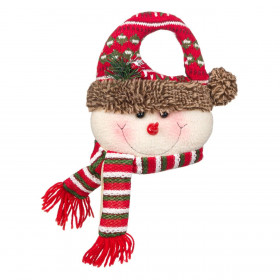 Χριστουγεννιάτικη Κρεμαστή Διακοσμητική Φιγούρα Χιονάνθρωπος 23cm