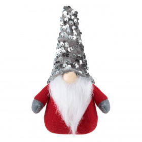 Χριστουγεννιάτικη Διακοσμητική Φιγούρα Άγιος Βασίλης Gnome Κόκκινο Σώμα Γκρι Σκουφί με Παγιέτες 17cm Χριστουγεννιάτικη Διακοσμητική Φιγούρα Άγιος Βασίλης Gnome Κόκκινο Σώμα Γκρι Σκουφί με Παγιέτες 17cm