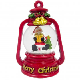 Χριστουγεννιάτικη Διακοσμητική Χιονόμπαλα Άγιος Βασίλης 6cm