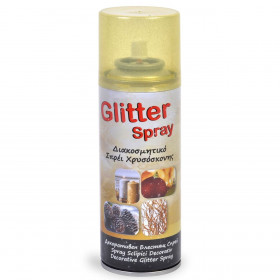 Χριστουγεννιάτικο Σπρέι Χρυσό Glitter 200ml