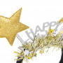 Χριστουγεννιάτικη Στέκα Χρυσά Αστέρια Happy New Year