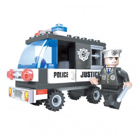 Τουβλάκια Αστυνομικό Όχημα (58 Κομμάτια) 