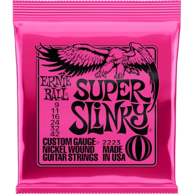 Ernie Ball Super Slinky Nickel Wound (9–42)Κωδικός: P02223 