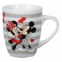 Κούπα Πορσελάνη Οβάλ Minnie Mickey Γκρι Ρίγες 350 ml