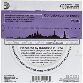 Daddario Phosphor Bronze Acoustic Custom Light 11-52Κωδικός: EJ26 