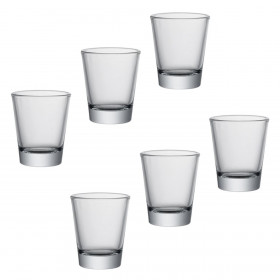 Ποτήρι Σφηνάκι Γυάλινο 50 ml. - 6 τμχ.