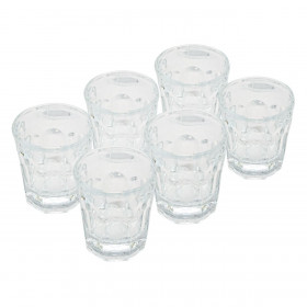 Ποτήρι Σφηνάκι Γυάλινο Διάφανο Σχέδιο 45 ml - 6 τμχ.