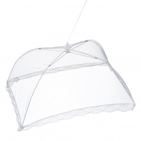 Ομπρέλα Τροφίμων Λευκή Δαντέλα 60x40 cm