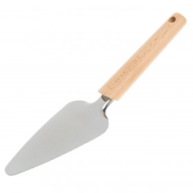 Σπάτουλα Σερβιρίσματος Τριγωνική Μεταλλική Ξύλινη Λαβή 26 εκ.