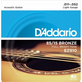 Daddario 85/15 Bronze Light 11-52Κωδικός: EZ910  Daddario 85/15 Bronze Light 11-52Κωδικός: EZ910