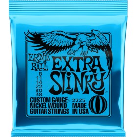 Ernie Ball Extra Slinky Nickel Wound (8–38)Κωδικός: P02225  Ernie Ball Extra Slinky Nickel Wound (8–38)Κωδικός: P02225