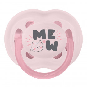 Πιπίλα Σιλικόνης Ροζ Παλ Meow - Kikka Boo Πιπίλα Σιλικόνης Ροζ Παλ Meow - Kikka Boo