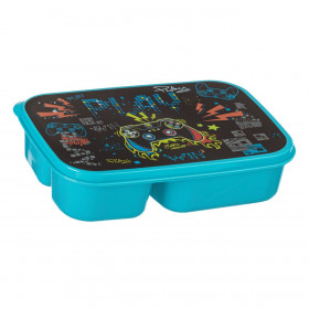 Φαγητοδοχείο 3 Θέσεων Μπλε Gamer 1 lt