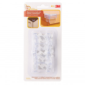 Γωνία Τραπεζιού Προστατευτική Πλαστική 35x35 mm Honey Baby - 4 τμχ.