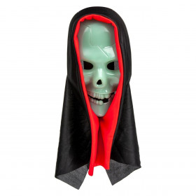 Αποκριάτικη Μάσκα Μουτσούνα Full Face Νεκροκεφαλή Glow in the Dark Αποκριάτικη Μάσκα Μουτσούνα Full Face Νεκροκεφαλή Glow in the Dark