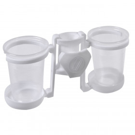 Πλαστική Διπλή Θήκη Ποτηριών για Ομπρέλα 