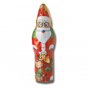 Χριστουγεννιάτικη Φιγούρα Άγιος Βασίλης με Σοκολάτα Γάλακτος 150gr - Oscar