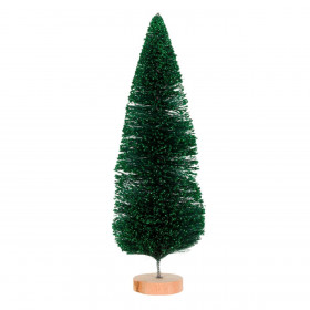 Χριστουγεννιάτικο Διακοσμητικό Δέντρο Πράσινο Glitter 21 cm