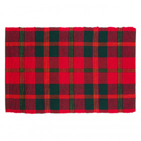 Χριστουγεννιάτικο Σουπλά Υφασμάτινο Κόκκινο Πράσινο Καρό Χρυσό Lurex 43x30cm Χριστουγεννιάτικο Σουπλά Υφασμάτινο Κόκκινο Πράσινο Καρό Χρυσό Lurex 43x30cm