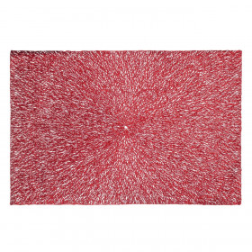 Χριστουγεννιάτικο Σουπλά Κόκκινο PVC Foil Διάτρητο 45x30cm  Χριστουγεννιάτικο Σουπλά Κόκκινο PVC Foil Διάτρητο 45x30cm