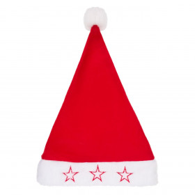 Χριστουγεννιάτικο Σκουφί Κόκκινο Λευκή Γούνα Πον Πον