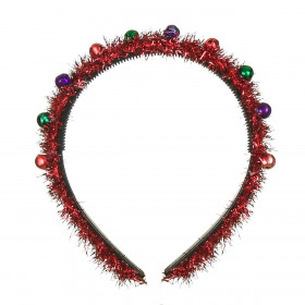 Χριστουγεννιάτικη Στέκα Γιρλάντα Χρωματιστά Κουδουνάκια