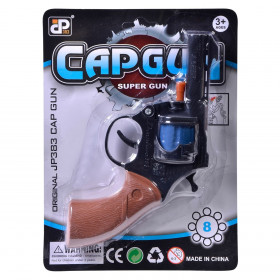 Πιστόλι Πλαστικό με Γεμιστήρα 16 cm (8 σφαίρες)