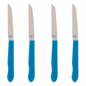 Μαχαίρια Κουζίνας Μπλε Λαβή 19 cm - 4 τμχ.