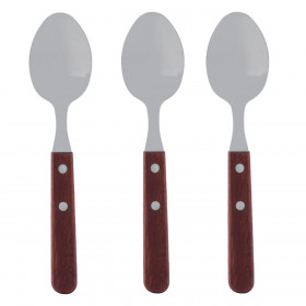 Κουτάλια με Ξύλινη Λαβή 18 cm- 3 τμχ.