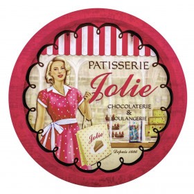 Δίσκος Μεταλλικό Διακοσμητικός Vintage 33x2 cm