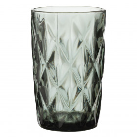 Ποτήρι Γυάλινο Γκρι Diamond 350 ml