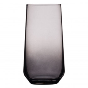 Ποτήρι Γυάλινο Ψηλό Μαύρο Smoke 470 ml