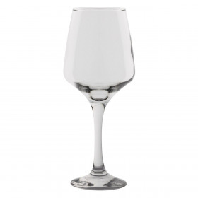 Ποτήρι Λευκού Κρασιού Γυάλινο Διάφανο Κολωνάτο 380 ml