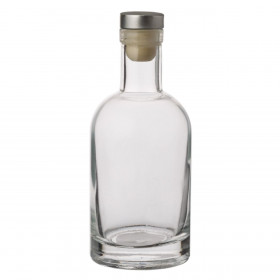 Καραφάκι Γυάλινο Μεταλλικό Καπάκι Πώμα 200 ml