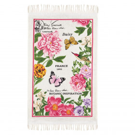 Πετσέτα Κουζίνας Βαμβακερή Εκρού Παιώνια 35x60 cm