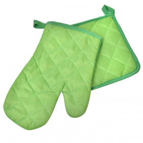 Γάντι &amp Πιάστρα Πράσινο Λαχανί- 2 τμχ.