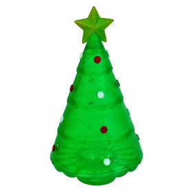 Παιχνίδι Σκύλου Χριστουγεννιάτικο Δέντρο με Φως 16 εκ.