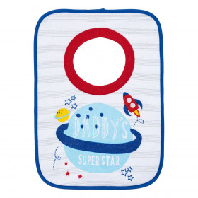 Σαλιάρα Περαστή Λαιμού Υφασμάτινη Σχέδιο Διάστημα 6 Μηνών