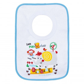 Σαλιάρα Περαστή Λαιμού Υφασμάτινη Σχέδιο Ελέφαντας 6 Μηνών