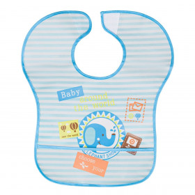 Σαλιάρα με Συλλέκτη Φαγητού Σιέλ Ελεφαντάκι