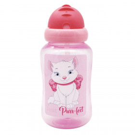 Εκπαιδευτικό Ποτήρι Πλαστικό με Καλαμάκι Ροζ Γατούλα 340ml - Honey Baby Εκπαιδευτικό Ποτήρι Πλαστικό με Καλαμάκι Ροζ Γατούλα 340ml - Honey Baby