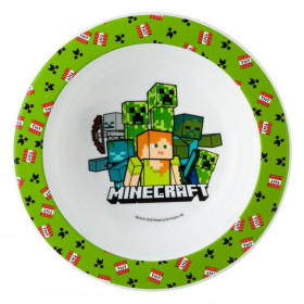 Μπολ Παιδικό Πλαστικό Minecraft 16cm