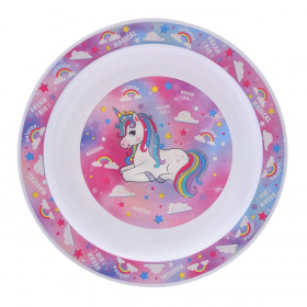 Πιάτο Παιδικό Πλαστικό Μονόκερος 20cm